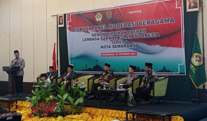 Gelar Diskusi Panel Moderasi Beragama, LDII Semarang Perkuat Kebersamaan dan Toleransi