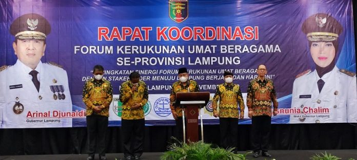 FKUB Provinsi Lampung Gelar Rakor, LDII Beri Apresiasi