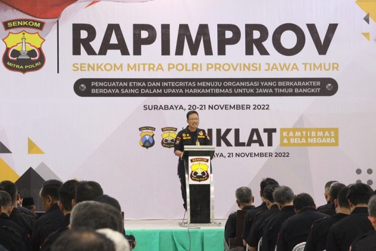 Gelar Rapimprov, Senkom Jatim Fokus Tingkatkan Integritas Organisasi Berkarakter