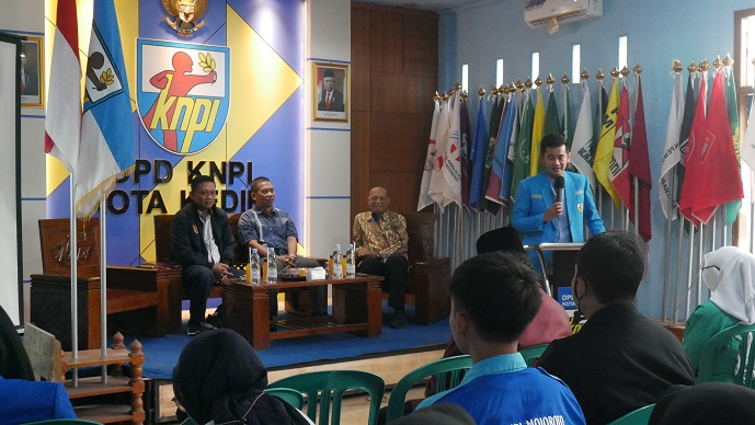 Pemuda LDII Hadiri Pendidikan Politik KNPI Kota Kediri, Ketua KNPI Kota Kediri Pematerinya