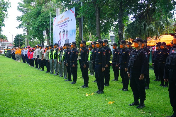 Hadiri Apel Gelar Pasukan, Senkom Kota Kediri Dorong Pemerintah Adakan Pelatihan Siaga Bencana